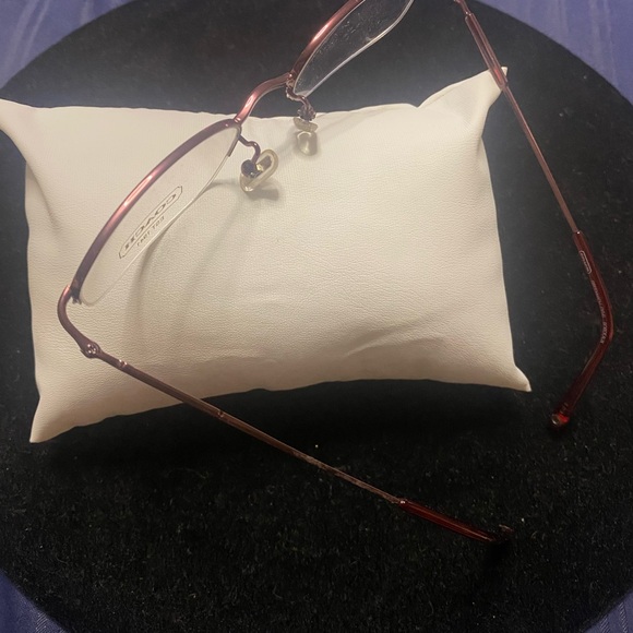 New - Red COACH Optical Frames - Picture 7 of 9